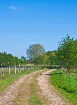 Idyllic rural scene in Suffolk, UK