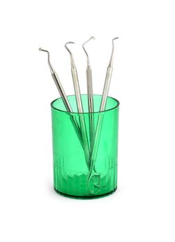 tool for sinus lifting in a green glass