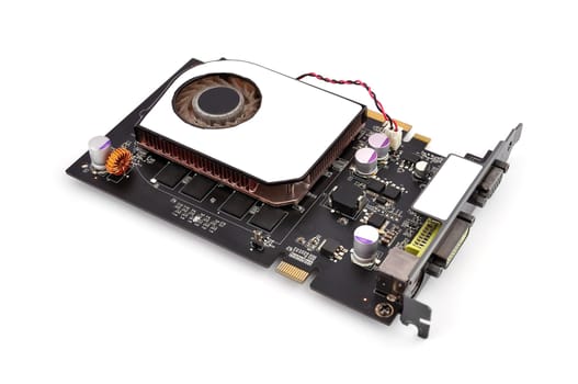 video card  on a white background