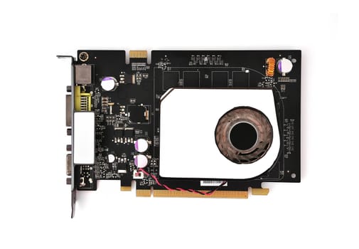 video card  on a white background