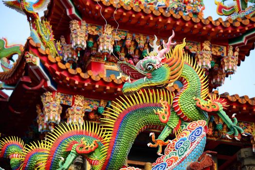 Asian temple dragon