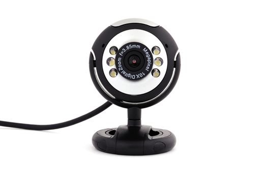 webcam stand on a white background