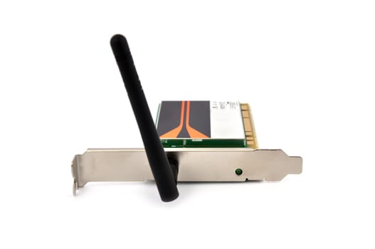 wireless pci card on a white background