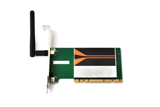 wireless pci card on a white background