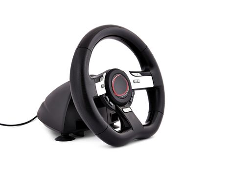 game steering wheel  on a white background