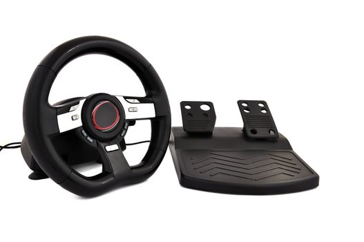 game steering wheel  on a white background