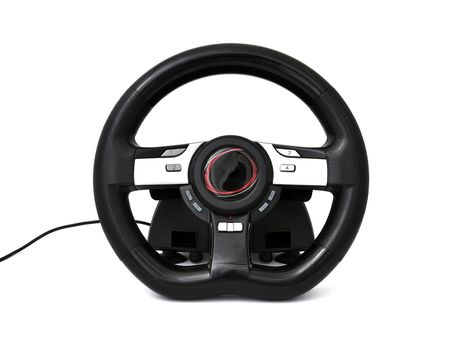 game steering wheel  on a white background