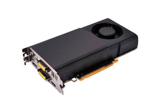 video card  on a white background