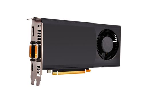 video card  on a white background
