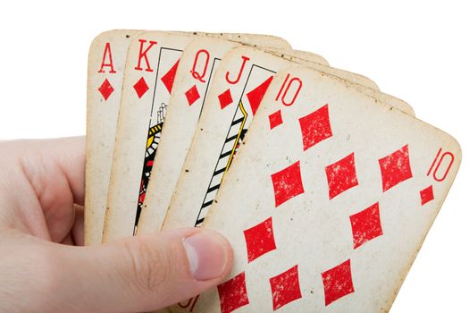 Cards gambling leisure poker game royal flush ace
