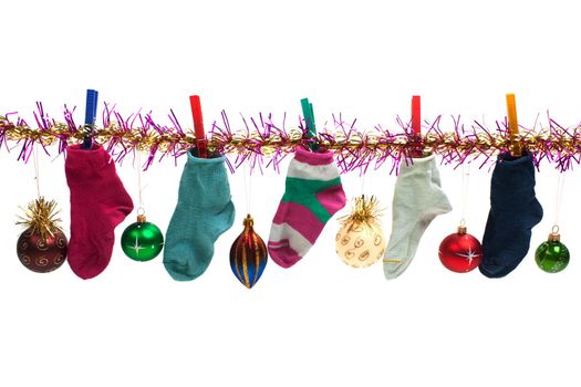 Christmas holiday gift sock stocking decoration