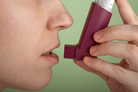 Breathing asthmatic medicine healthcare inhaler