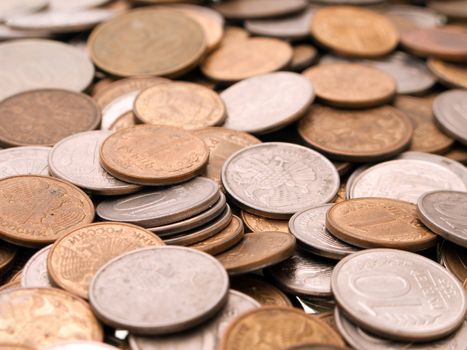 Currency coin backgrounds - finance wealth savings