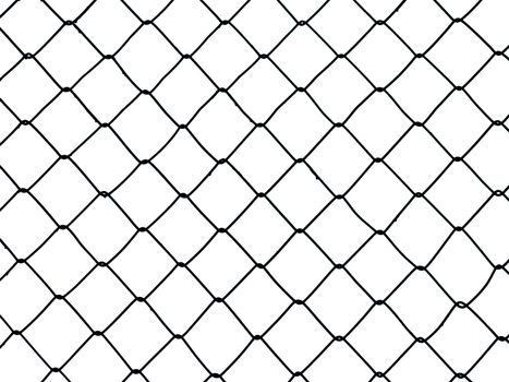 Metal wire fence protection chainlink background