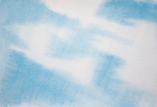 Abstract watercolor background with colorful different layers on paper texture