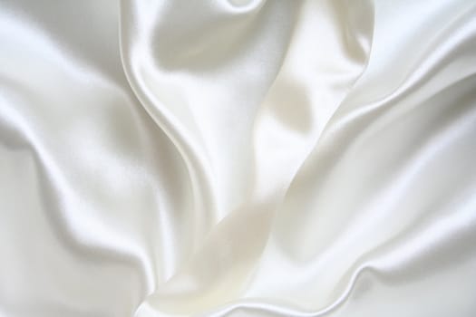 Smooth elegant white silk can use as background