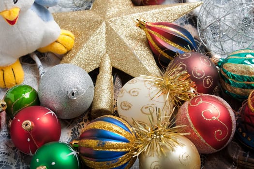 Christmas holiday decoration ornament background