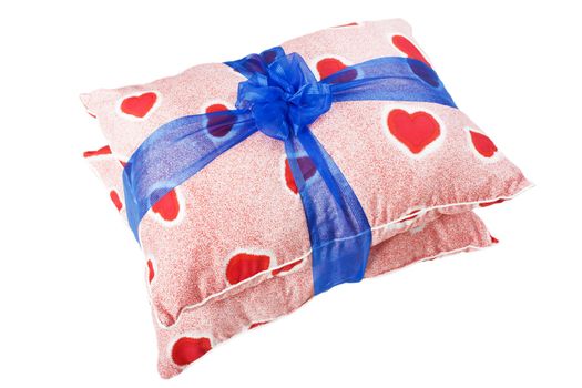 Valentines day red love heart comfortable pillow