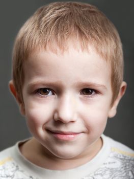 Little cheerful child boy happiness fun smiling