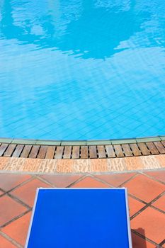 Photo of an empty pool view.