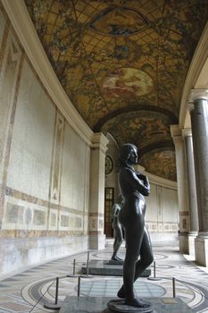 Bronze sculpture of a woman at the Musee des Beaux Arts de la Ville de Paris