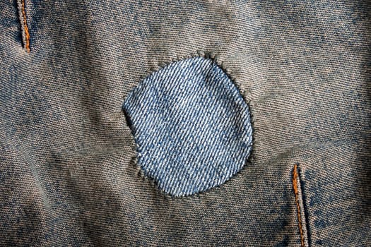 Jeans textile textured material patch background