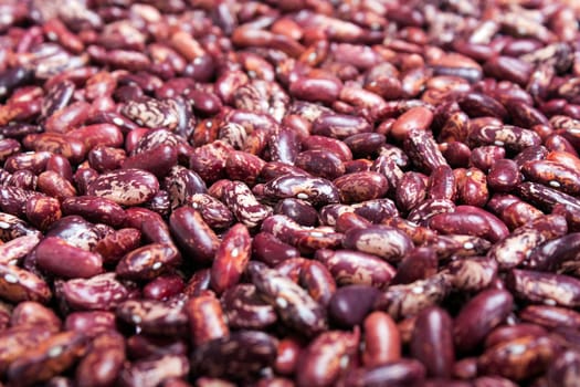 Healthy eating red raw legume bean food background