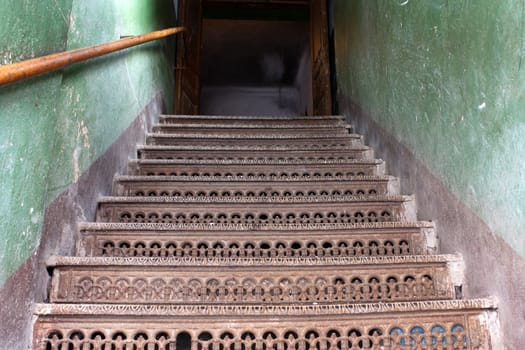 Dark doorway entrance corridor tunnel staircase