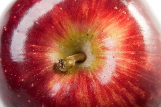 Healthy eating apple fruit food isolated on white