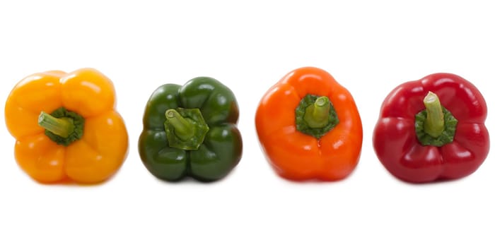 Healthy eating bell pepper vegetable food isolated