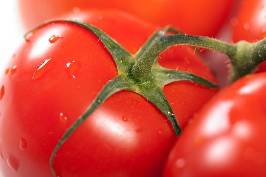 Healthy eating red ripe raw vegetable tomato food