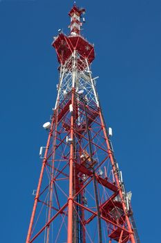 Television aerial communication antenna sky tower
