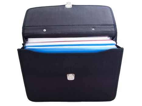 Business luggage briefcase or suitcase isolated