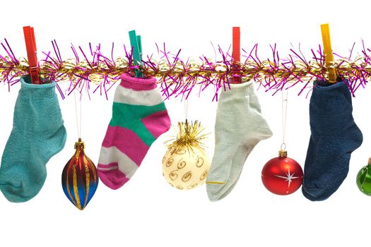 Christmas holiday gift sock stocking decoration