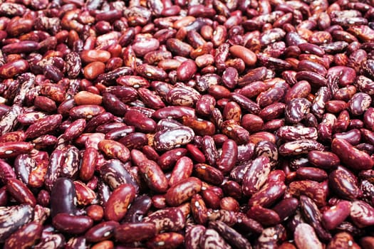 Healthy eating red raw legume bean food background