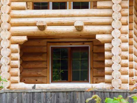 Log house structure wood building home exterior