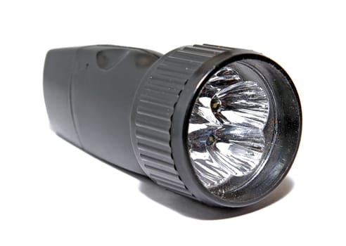 electric torch on white background