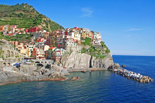 Italy. Cinque Terre region. Manarola village