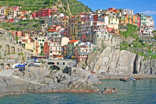 Italy. Cinque Terre. Manarola village 