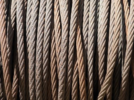 Steel rope or metal wire for construction industry