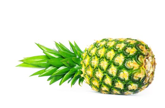 fresh pineapple isolated on the white background