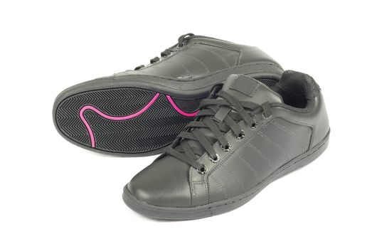 Sport shoes pair on a white background