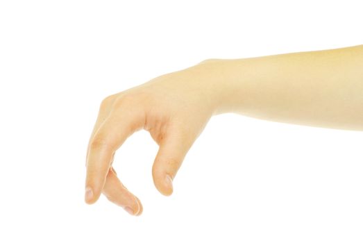  hand isolated on a white
