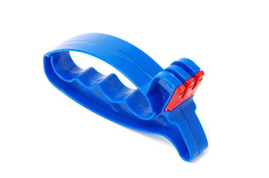 knife sharpener over a white background
