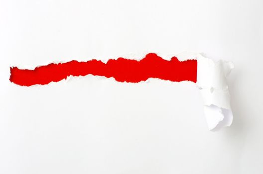 torn paper with space for your message