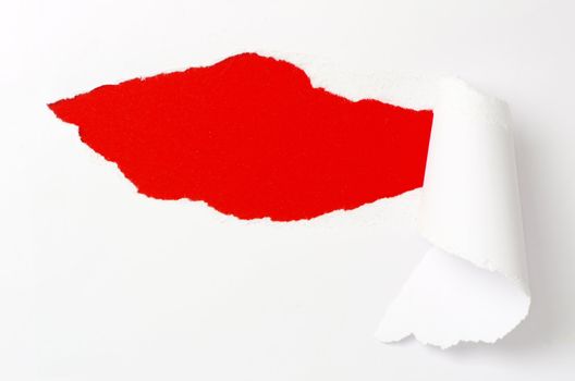 torn paper with space for your message