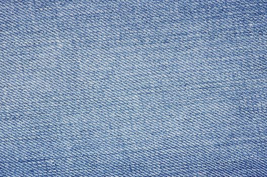 Textured striped blue jeans denim linen fabric background