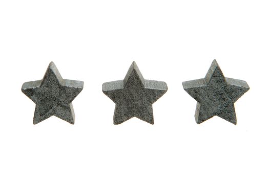 Three stars in a row