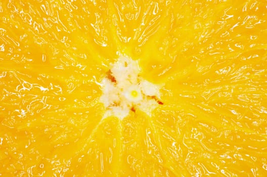 close up fresh orange background