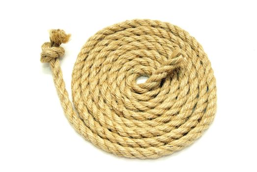 rope isolated on a white background